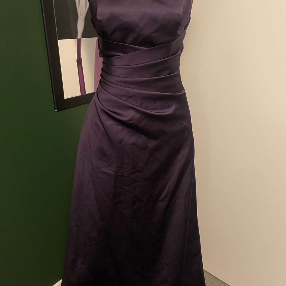 Alfred Angelo Deep Purple Maxi Dress